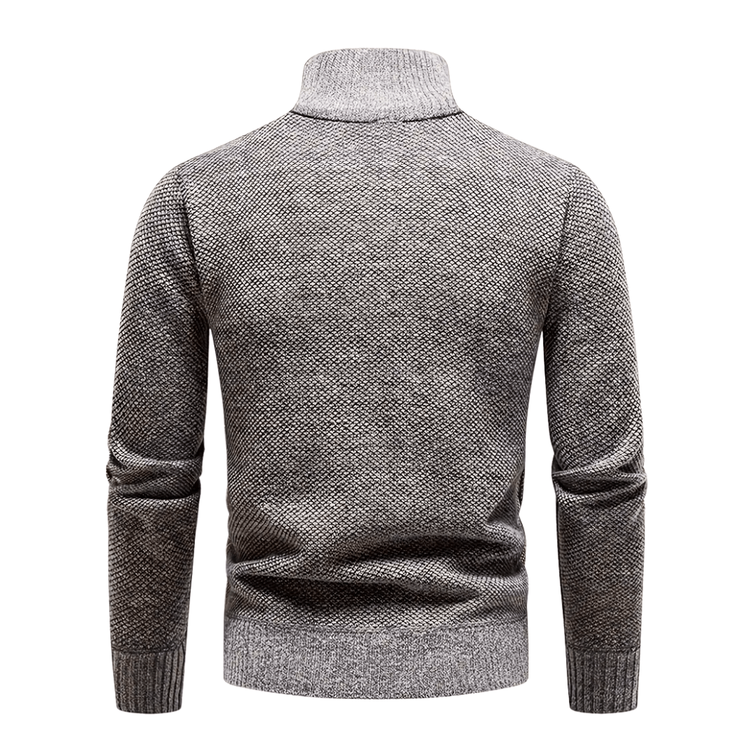 Men’s Half-Zip Thermal Fleece Jumper with Breathable Knit-Field & Wild