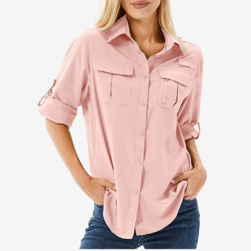 Women’s Lightweight Long Sleeve Hiking Shirt with UV Protection-Field & Wild