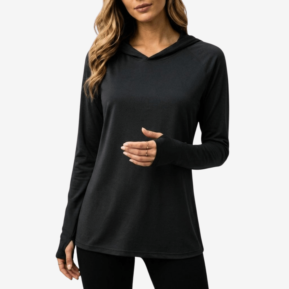 Women’s Breathable UV Protection Hoodie with UPF 50+-Field & Wild