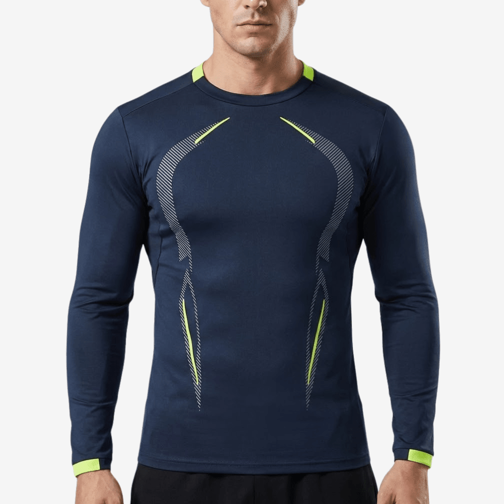 Breathable Long-Sleeve Hiking T-Shirt with Stretch Fit-Field & Wild