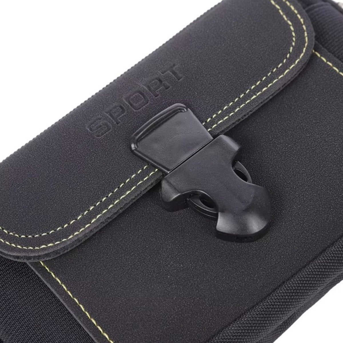 Compact Hiking Pouch with Belt Attachment & Zipped Compartments-Field & Wild