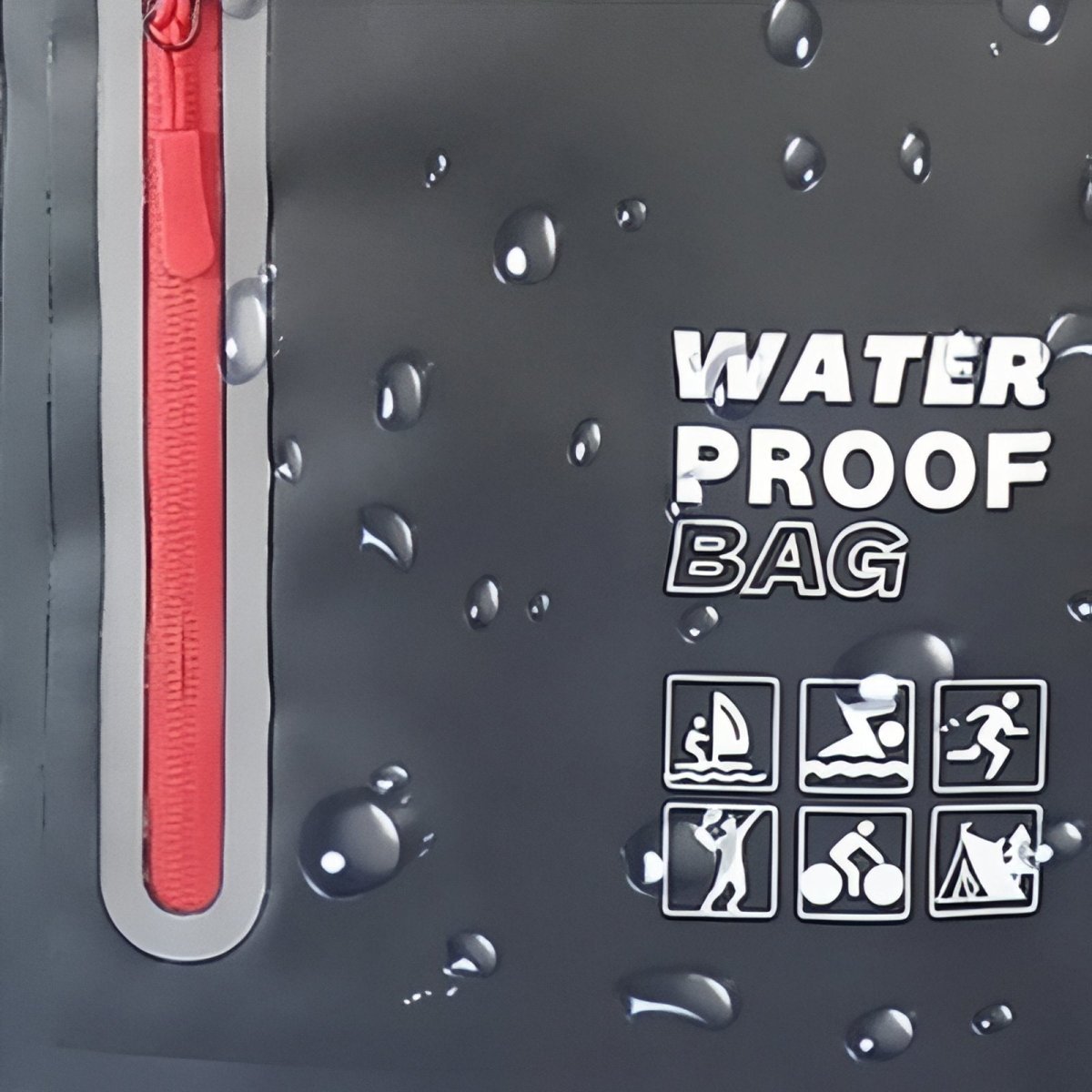 Waterproof 30L Roll-Top Hiking Backpack with PVC Build-Field & Wild