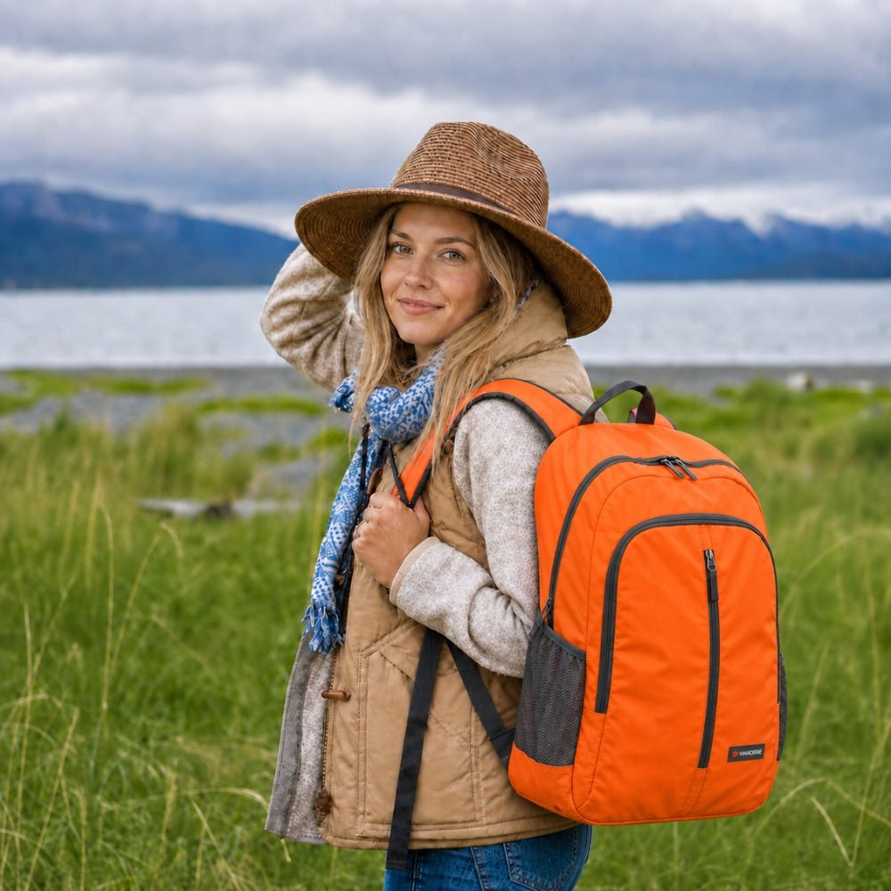 Foldable 30L Outdoor Backpack with Water-Resistant Oxford Fabric-Field & Wild