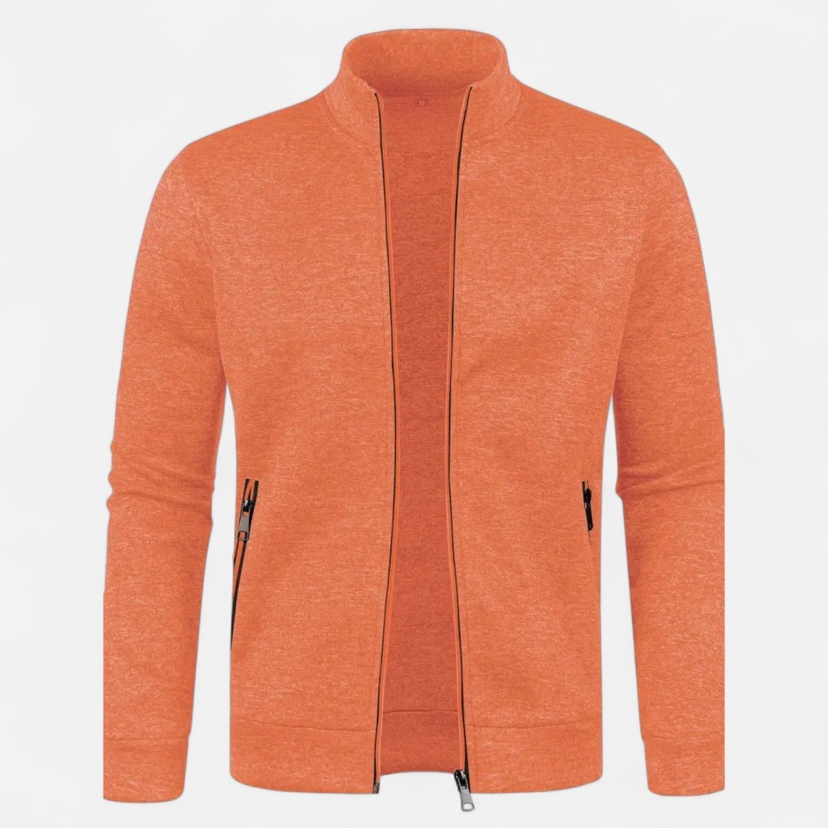 Full-Zip Knitted Cardigan for Outdoor Layering-Field & Wild