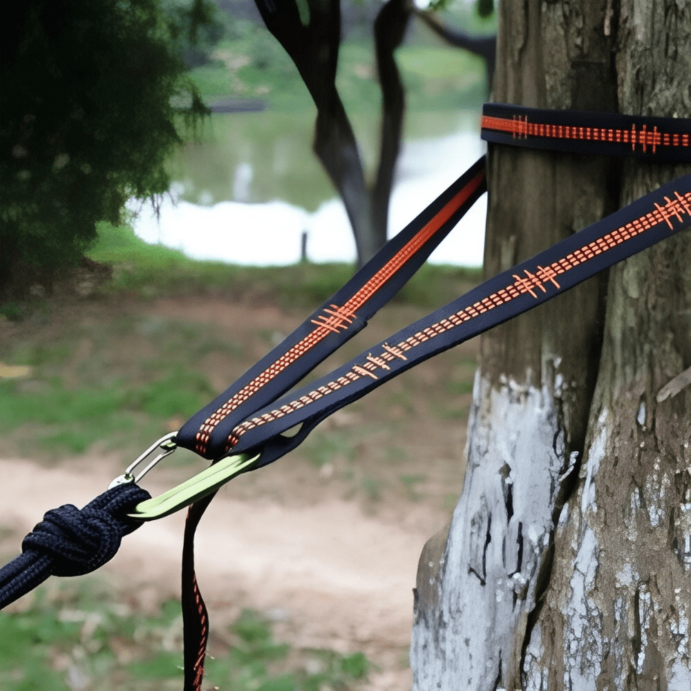 Adjustable Heavy-Duty Hammock Straps with Metal Carabiners-Field & Wild