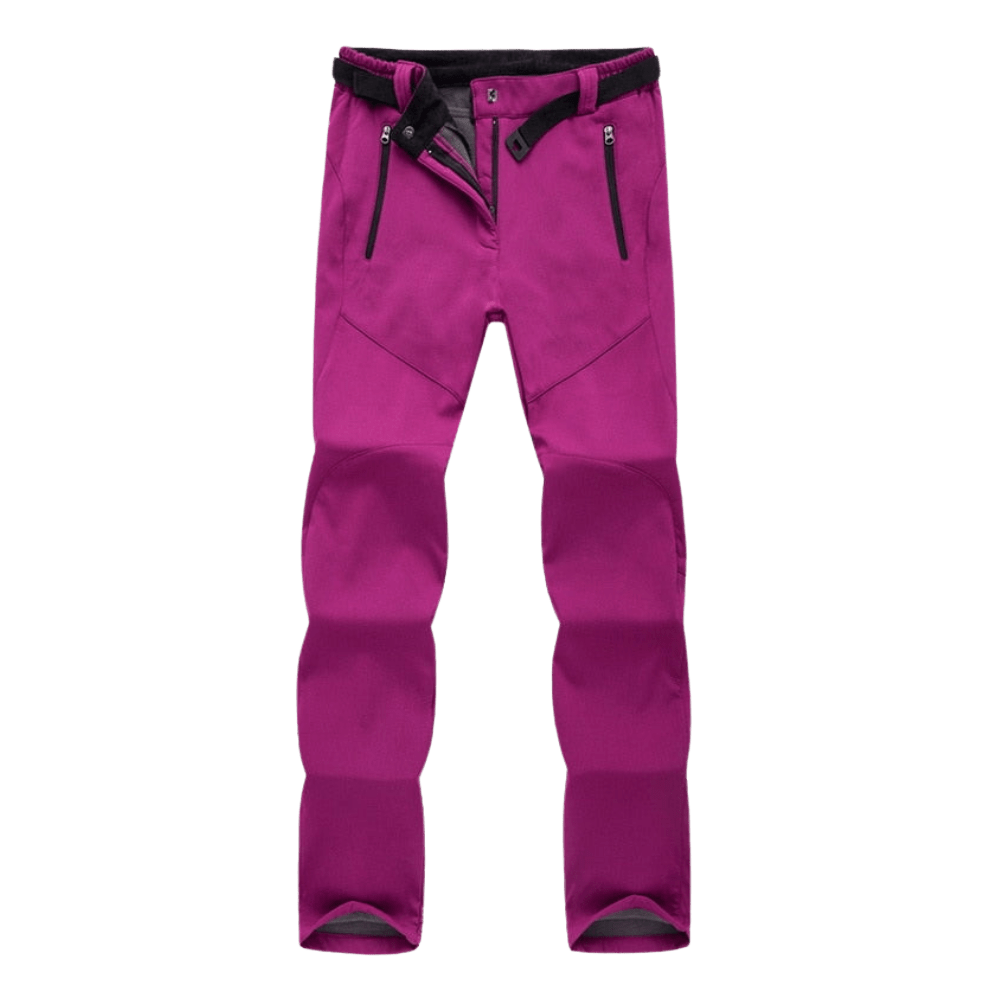 Women’s Waterproof Insulated Hiking Trousers with Fleece Lining-Field & Wild