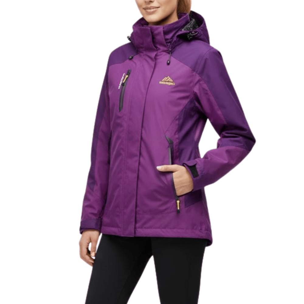 Insulated Waterproof Rain Jacket with Adjustable Hood-Field & Wild