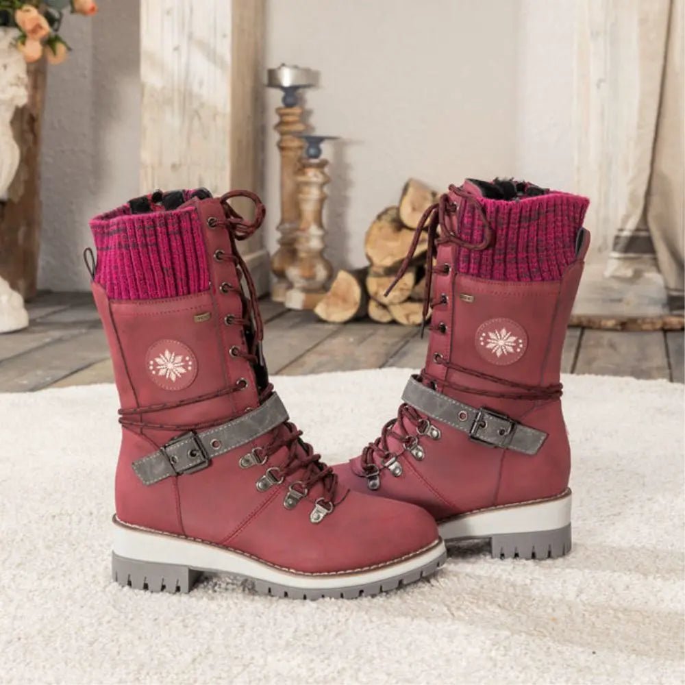 Women’s Insulated Winter Boots with Water-Resistant Grip Sole-Field & Wild