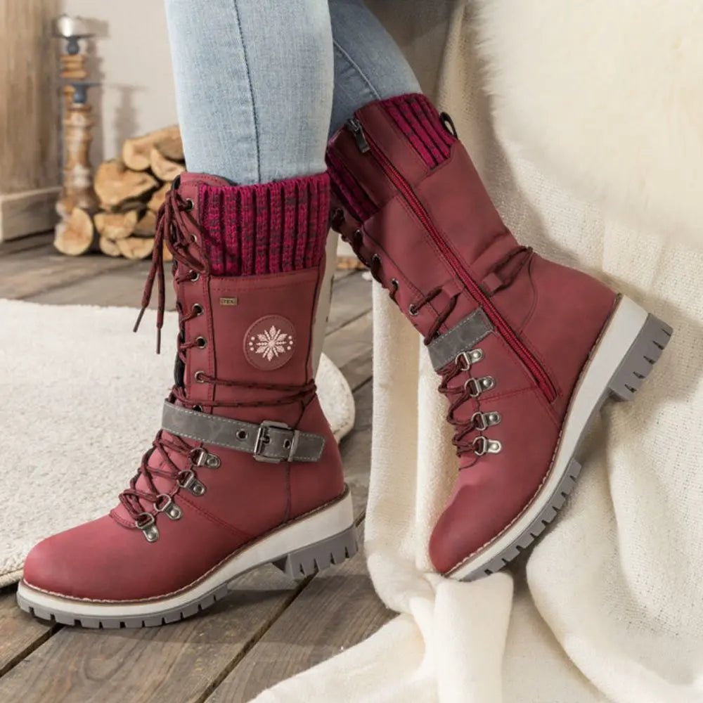 Women’s Insulated Winter Boots with Water-Resistant Grip Sole-Field & Wild