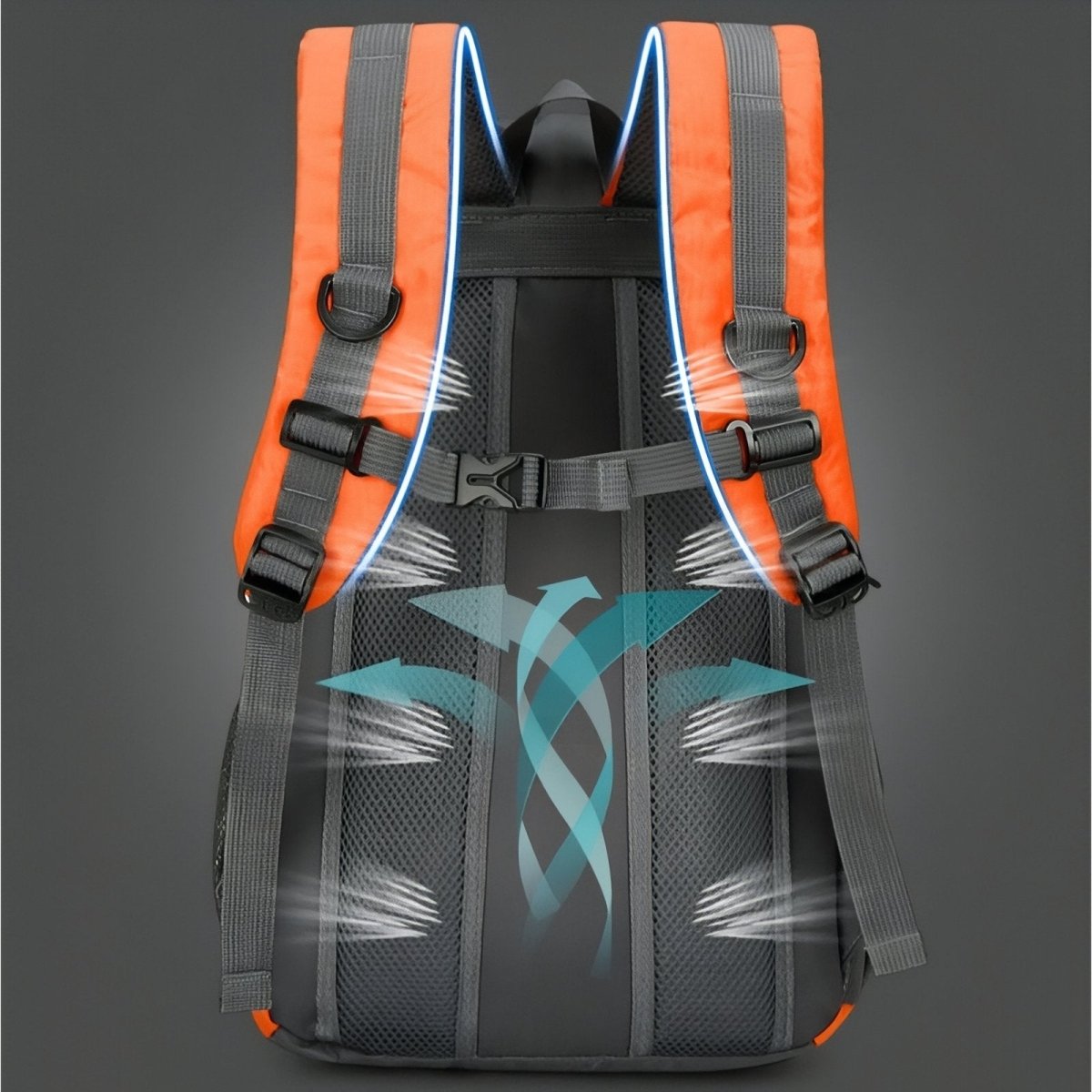 Water-Resistant 30L Hiking Backpack with Ventilated Back Panel-Field & Wild