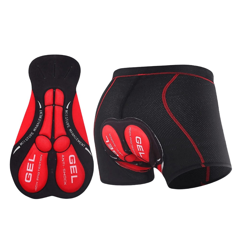 Padded Cycling Undershorts with Breathable Gel Cushioning-Field & Wild