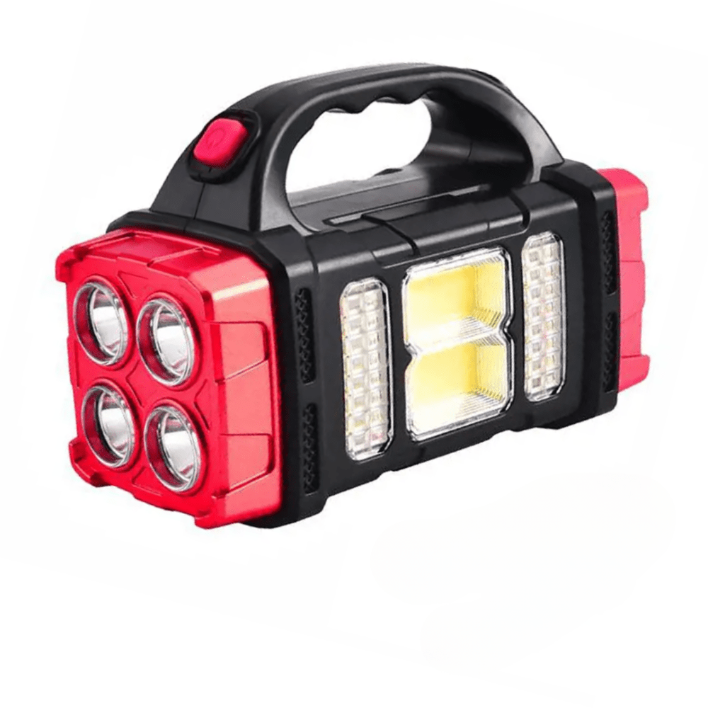 Rugged 4-in-1 Solar Emergency Torch and Power Bank