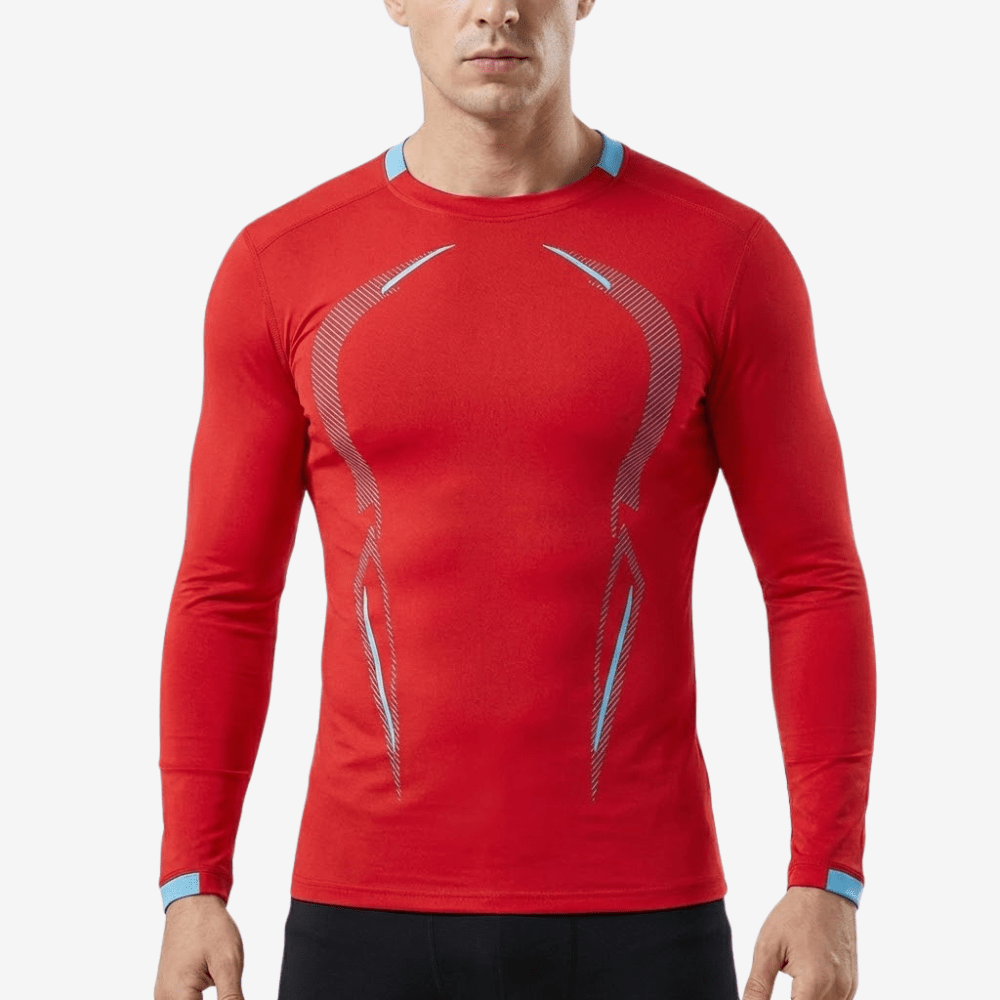 Breathable Long-Sleeve Hiking T-Shirt with Stretch Fit-Field & Wild