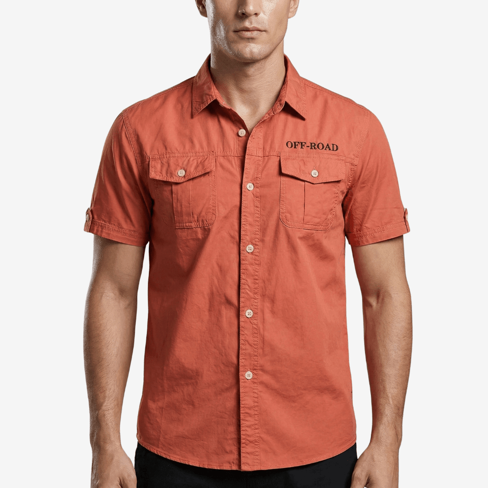 Breathable Cotton Outdoor Shirt for Men | Active Peaks-Field & Wild