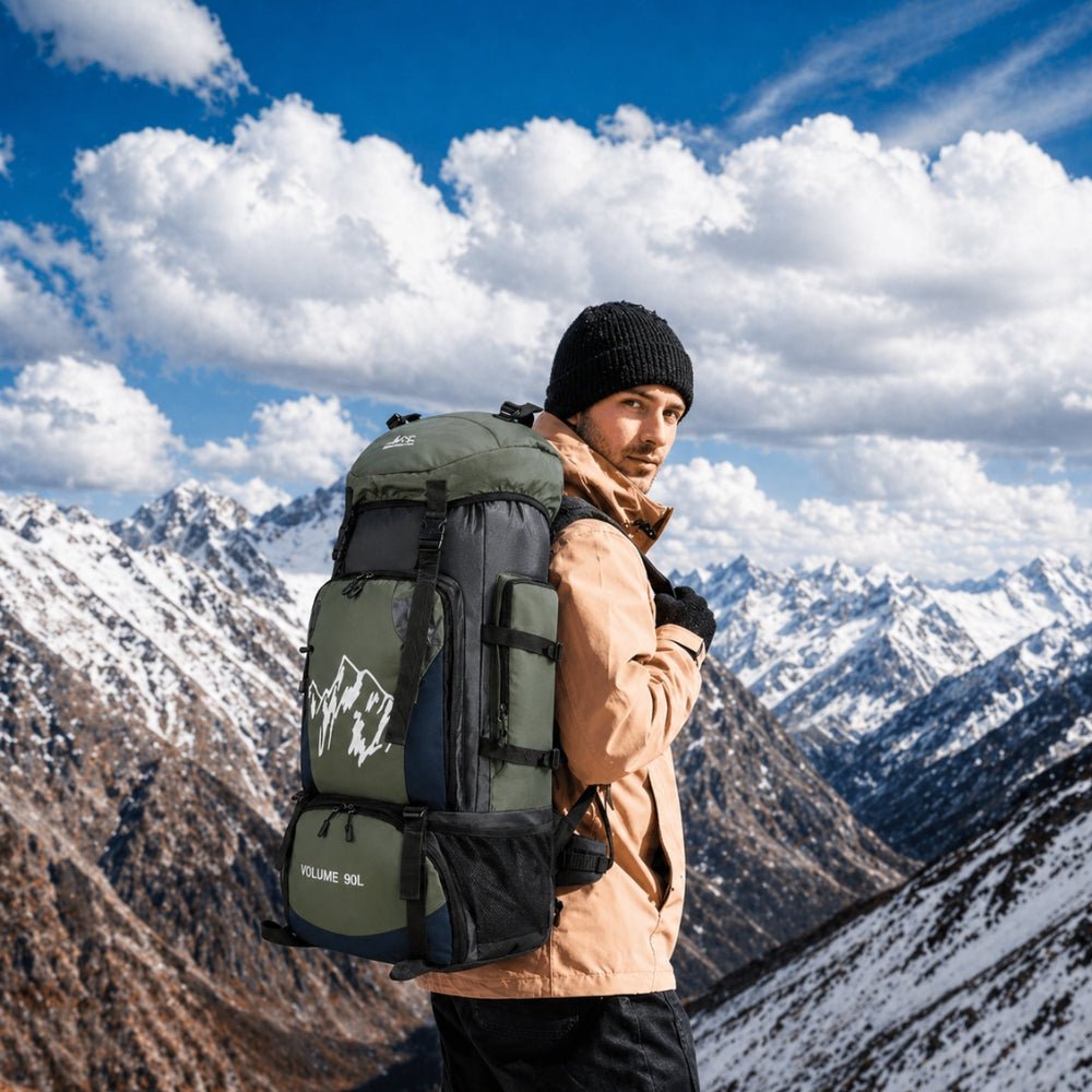 ActivePeaks Rugged and Water-Resistant Hiking Backpack with 90L Capacity-Field & Wild