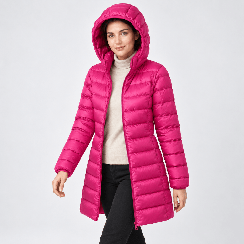 Lightweight Packable Down Coat with Detachable Hood-Field & Wild