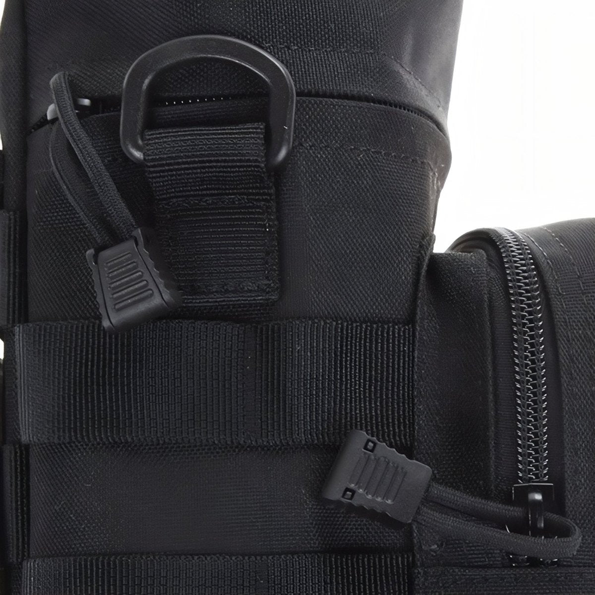 MOLLE Water Bottle Holder with Zipped Accessory Pocket-Field & Wild