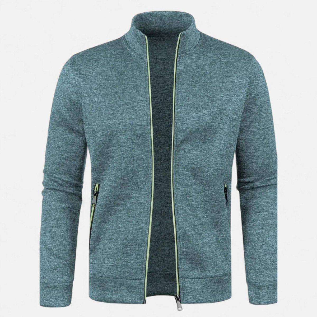Full-Zip Knitted Cardigan for Outdoor Layering-Field & Wild