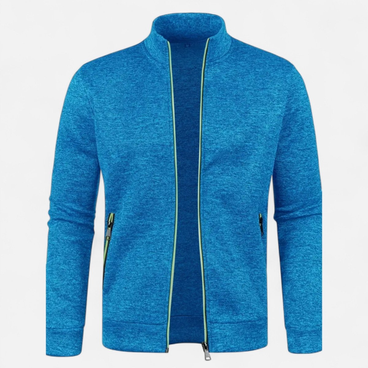 Full-Zip Knitted Cardigan for Outdoor Layering-Field & Wild