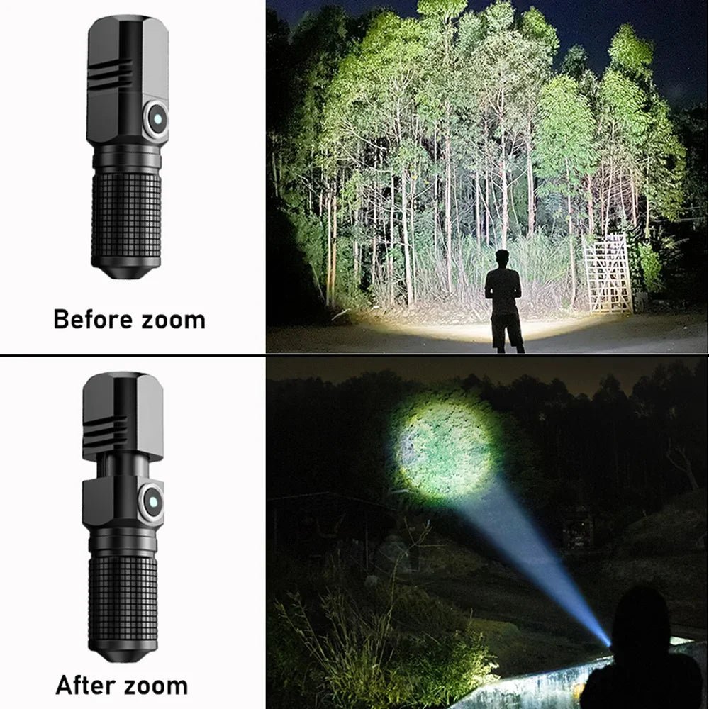 Torch Lightweight USB-Rechargeable Zoomable | Active Peaks-Field & Wild