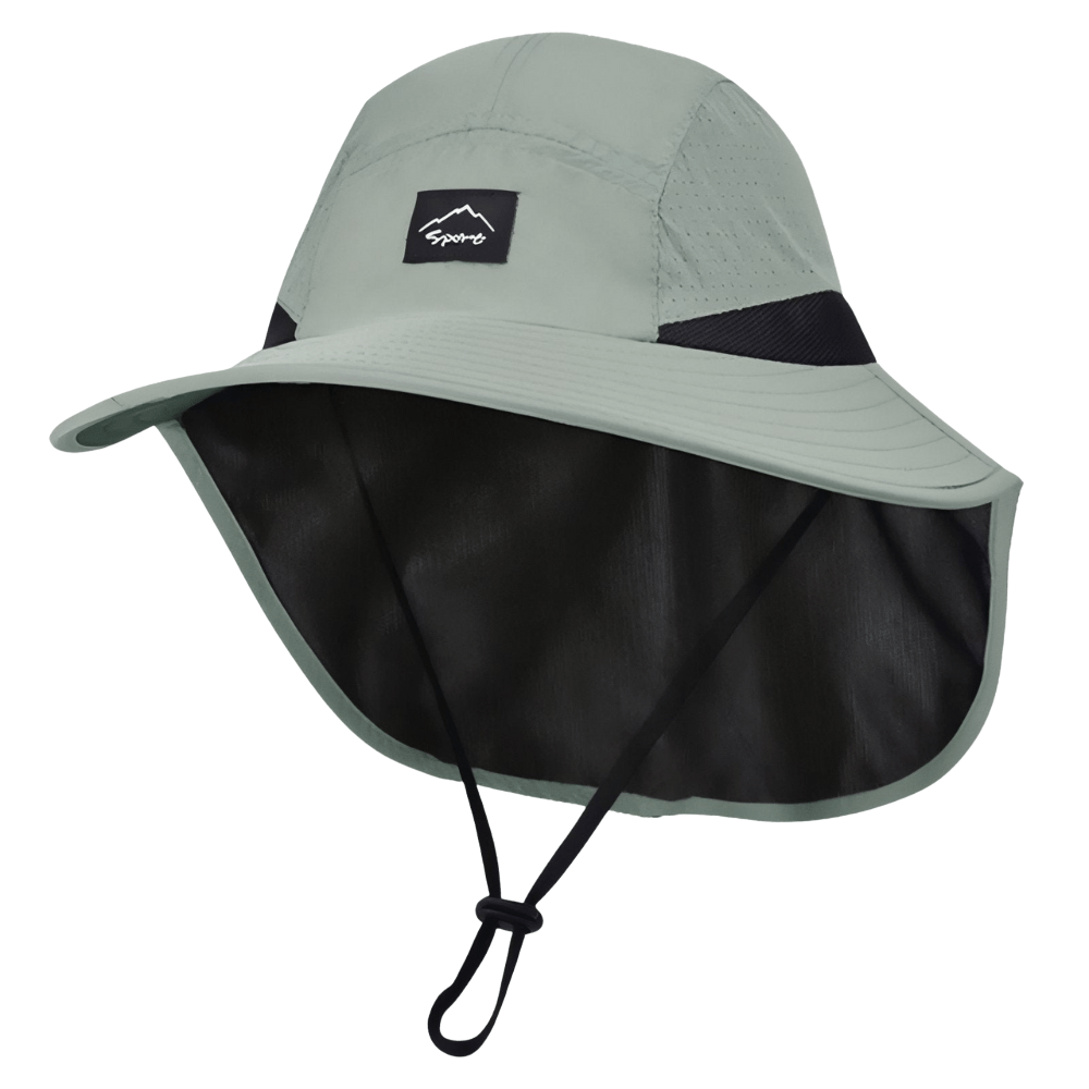 Lightweight Hiking Hat with Neck Shield & Breathable Design-Field & Wild
