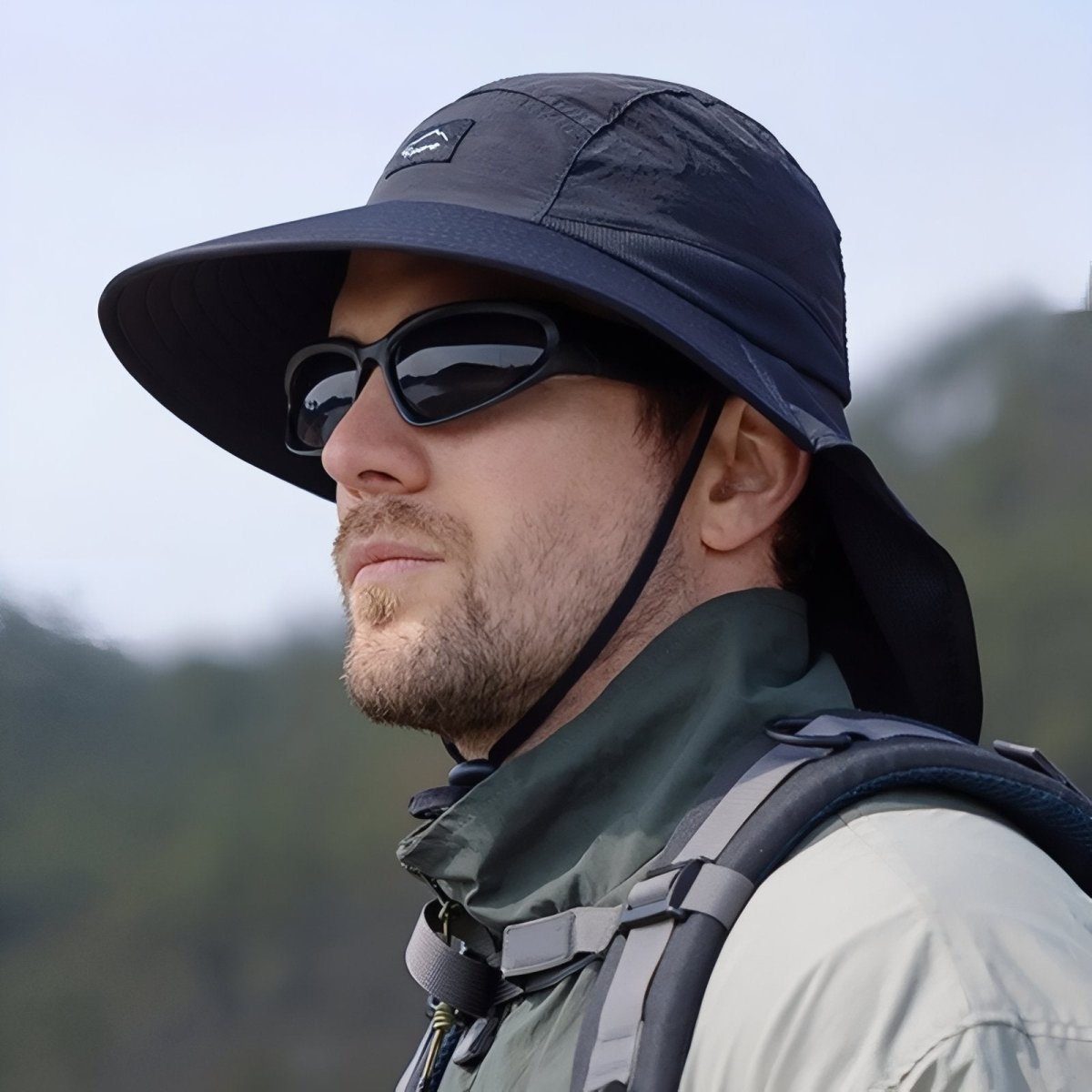 Lightweight Hiking Hat with Neck Shield & Breathable Design-Field & Wild