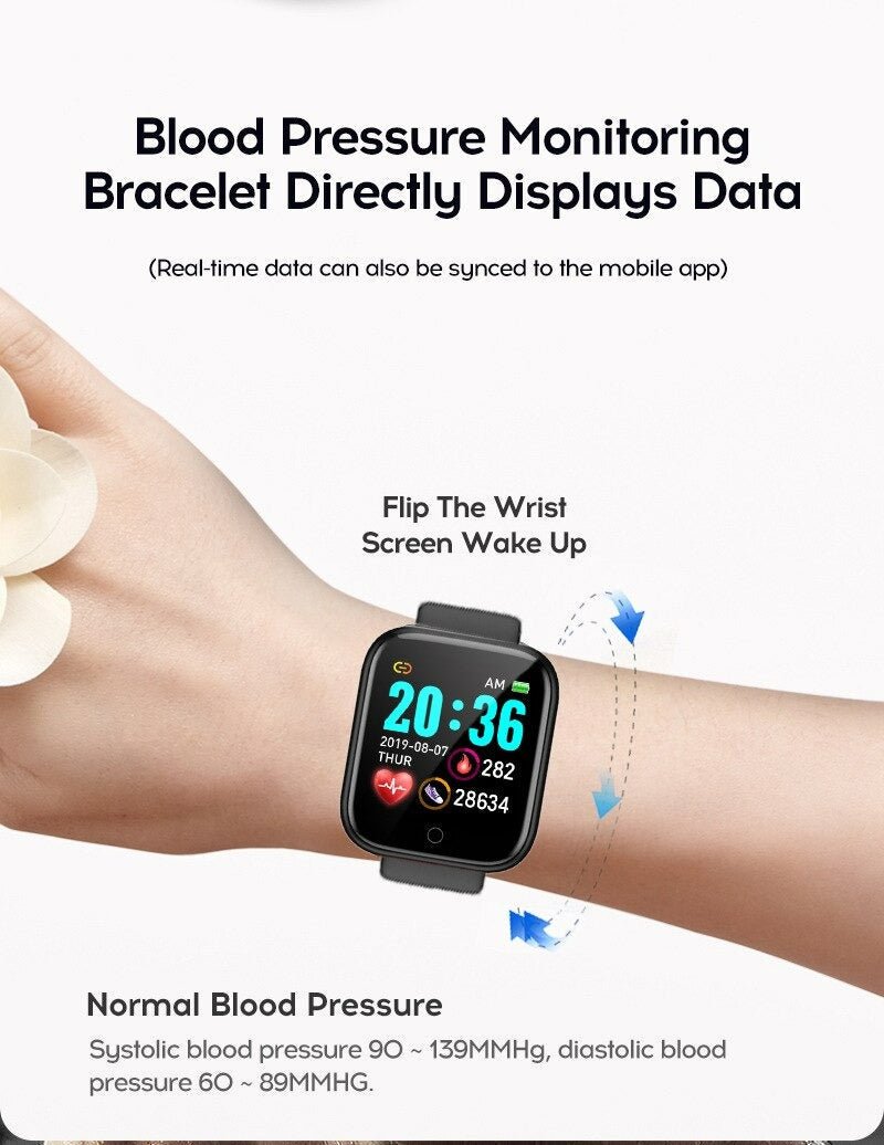 Smart Fitness Watch with Heart Rate Tracking & IP67 Waterproof Design-Field & Wild