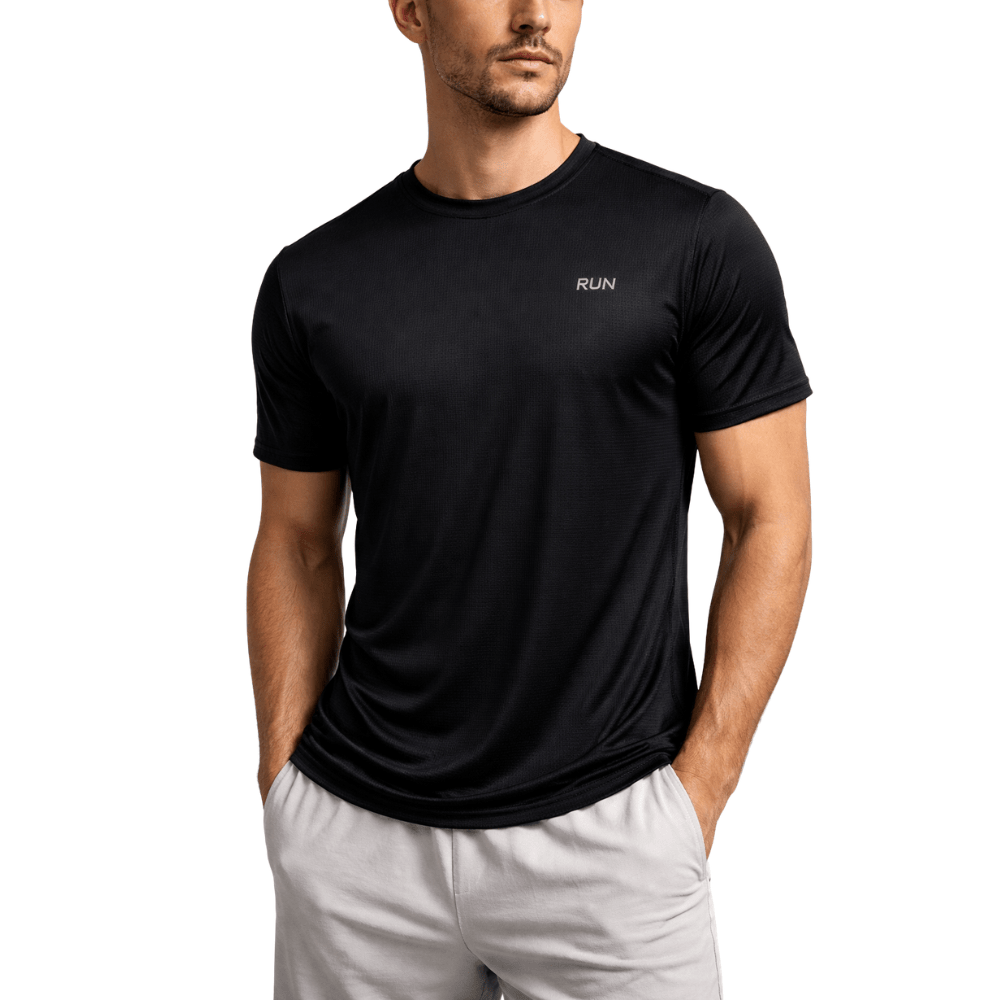 Men’s Quick-Dry Sports T-Shirt for Running & Training-Field & Wild