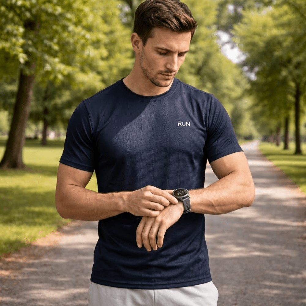 Men’s Quick-Dry Sports T-Shirt for Running & Training-Field & Wild