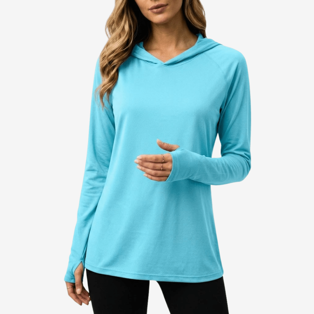 Women’s Breathable UV Protection Hoodie with UPF 50+-Field & Wild