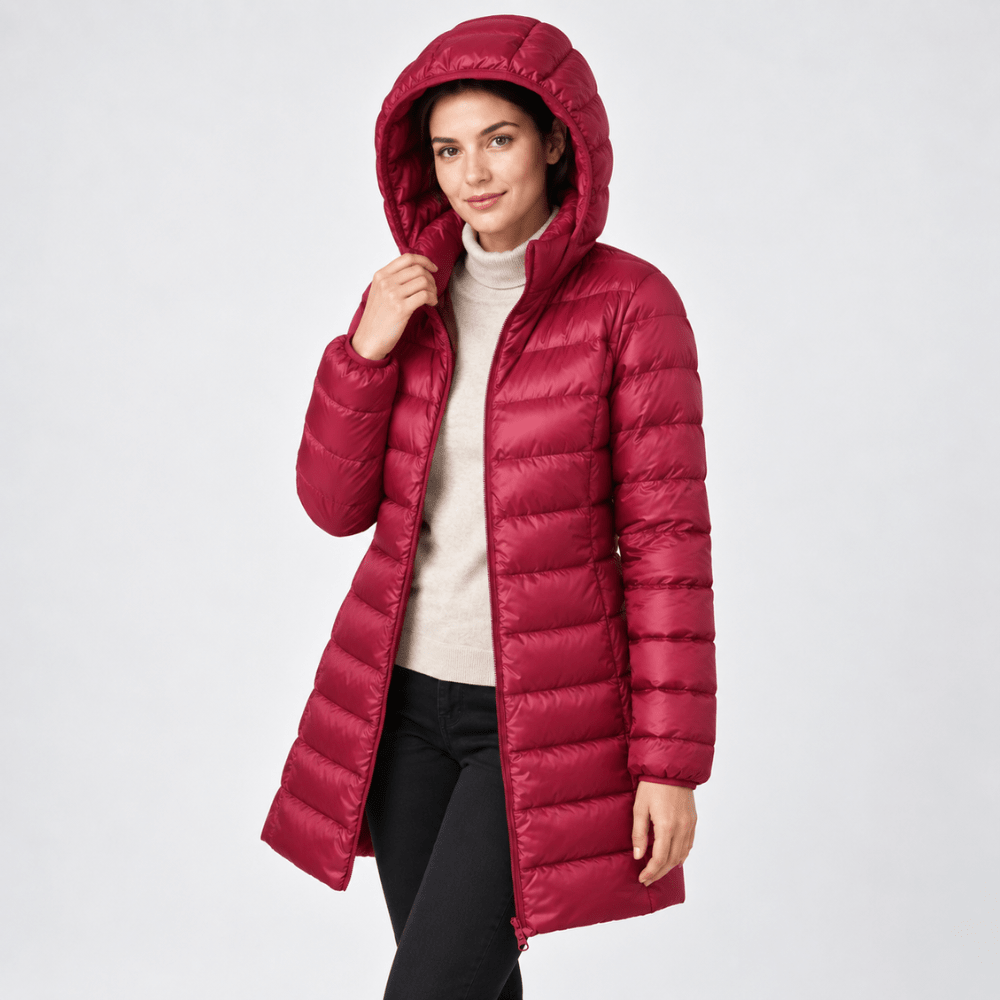 Lightweight Packable Down Coat with Detachable Hood-Field & Wild
