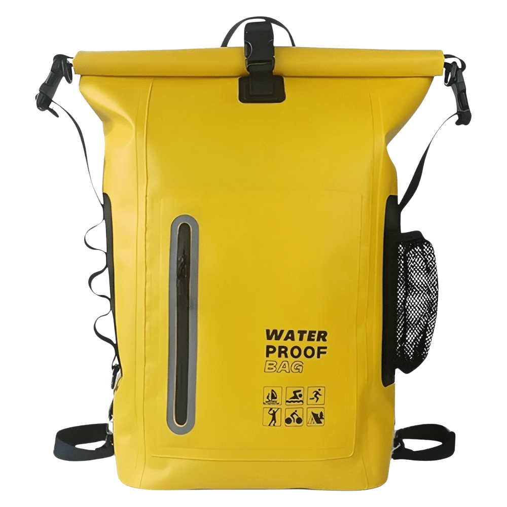 Waterproof 30L Roll-Top Hiking Backpack with PVC Build-Field & Wild