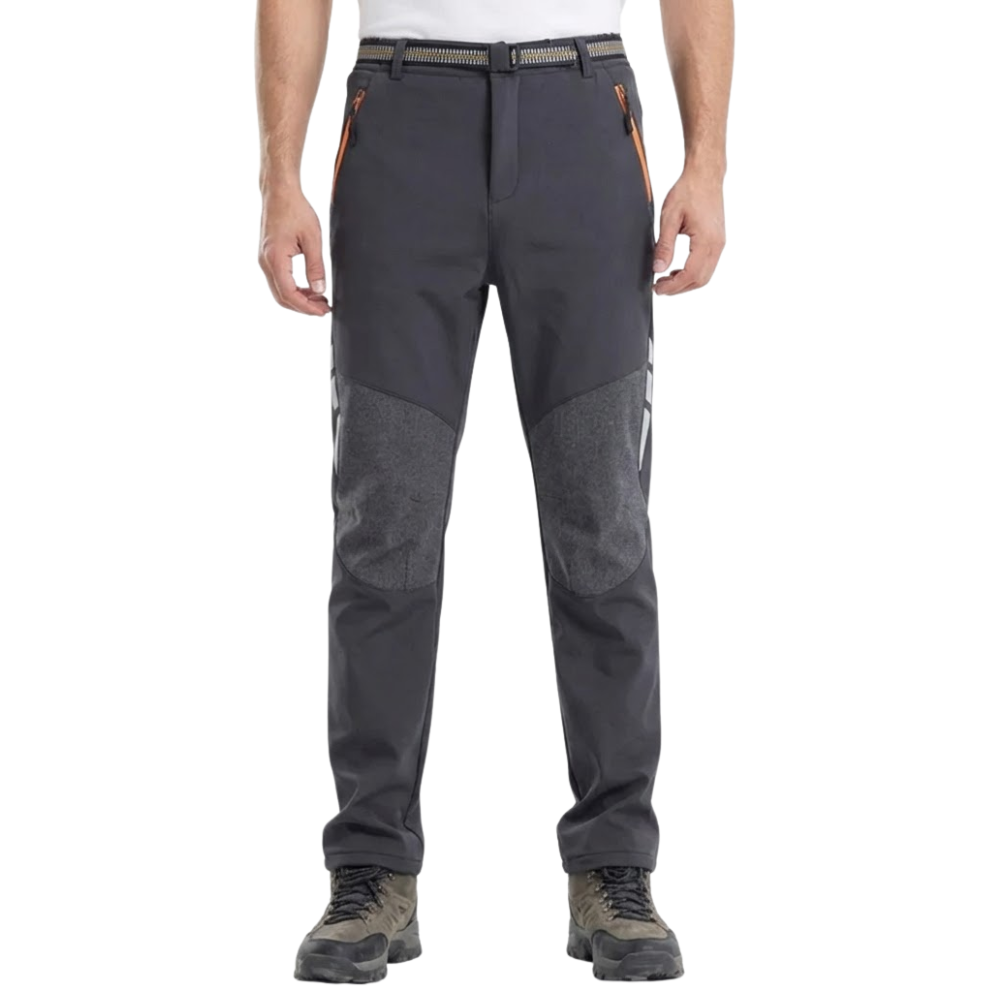 Men’s Waterproof Insulated Hiking Trousers with Fleece Lining