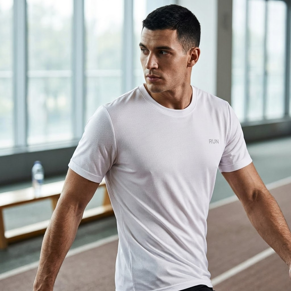 Men’s Quick-Dry Sports T-Shirt for Running & Training