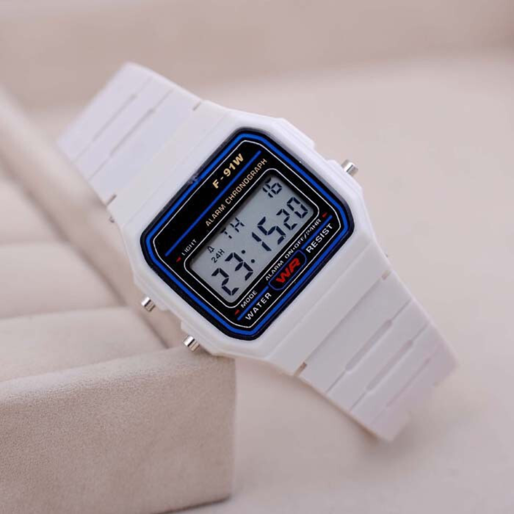 Digital Sports Watch with LED Display & Alarm Function