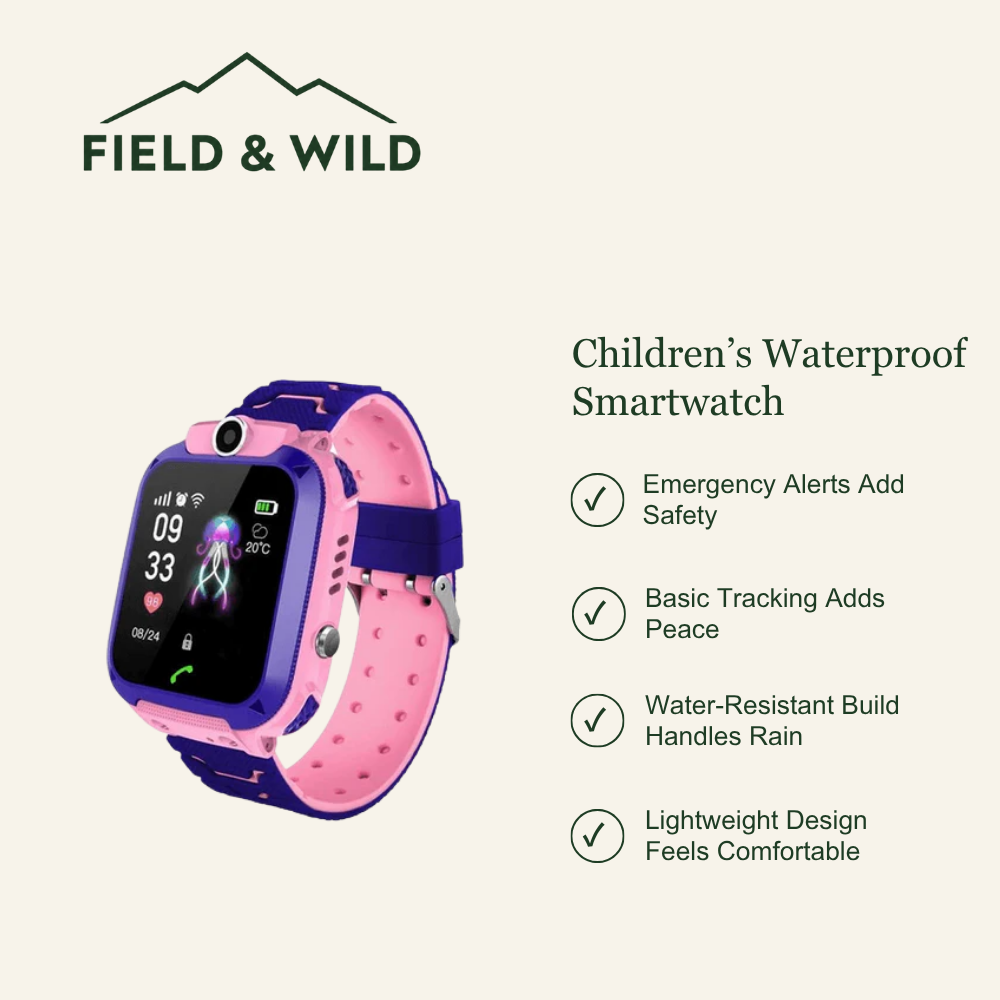 Children’s Water-Resistant Smartwatch with School Mode