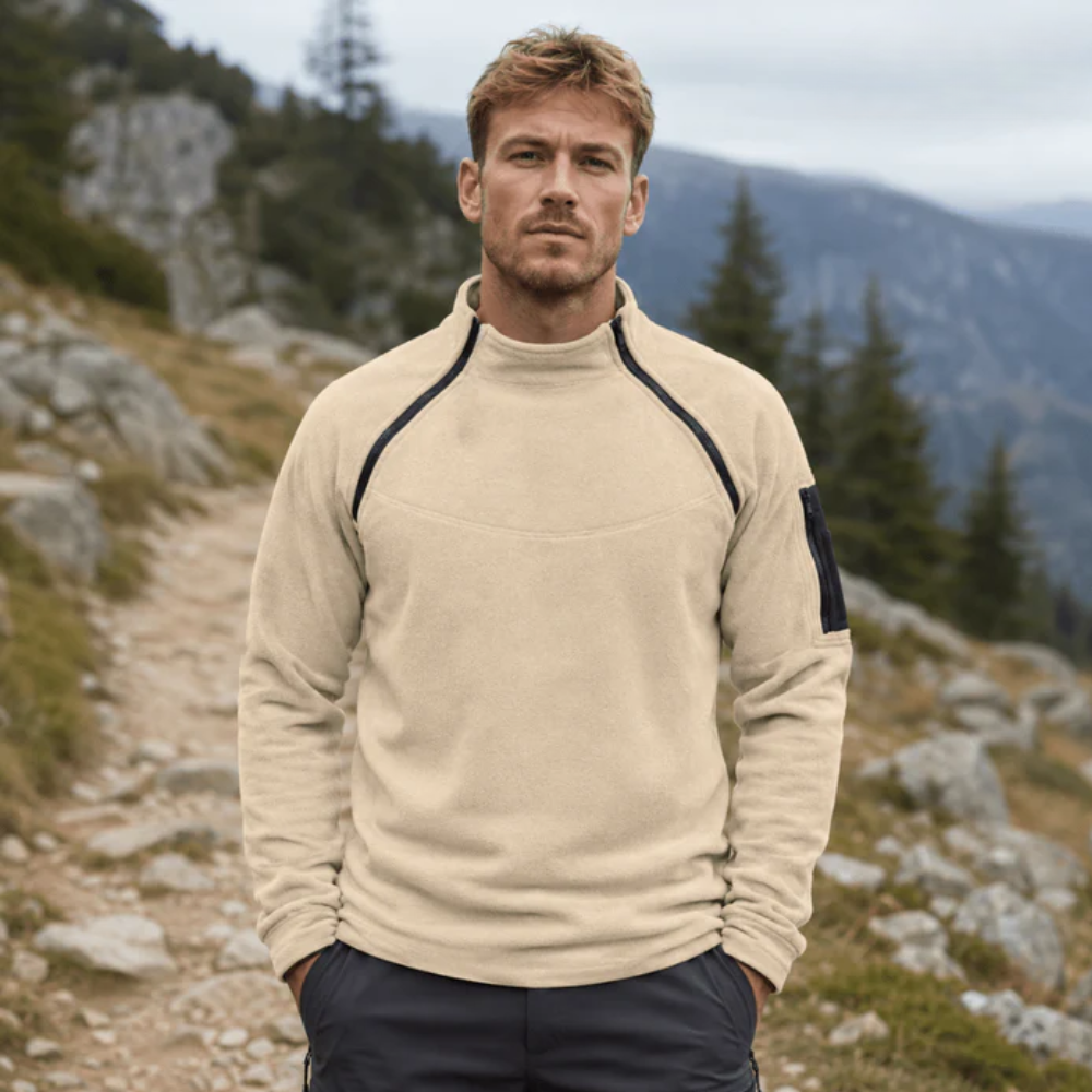 Warm Fleece Pullover with Breathable Lightweight Comfort