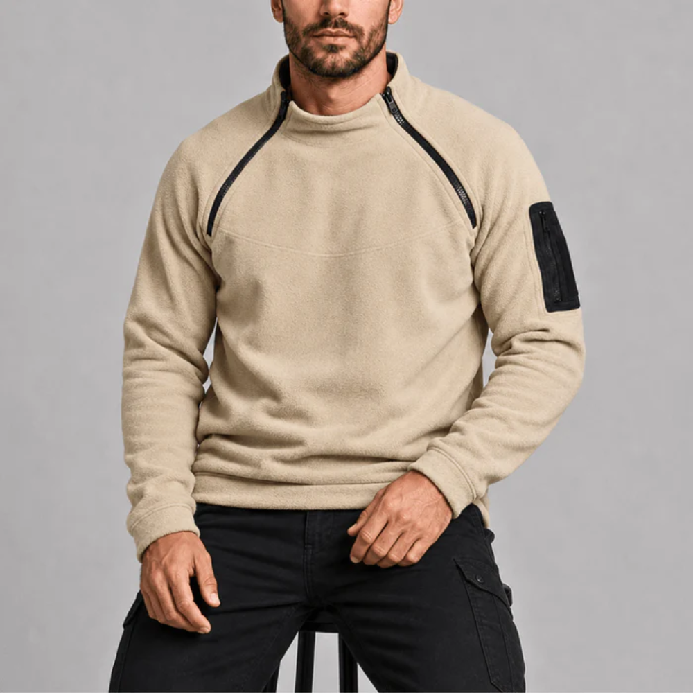Warm Fleece Pullover with Breathable Lightweight Comfort