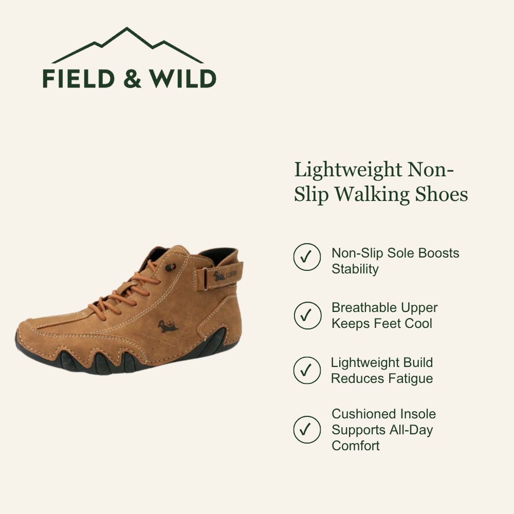 Breathable Walking Shoes with Non-Slip Rubber Sole