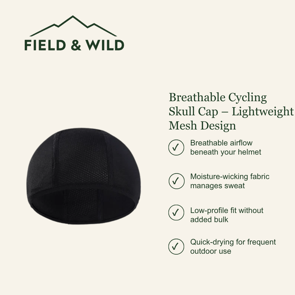 Breathable Cycling Skull Cap – Lightweight Mesh Design