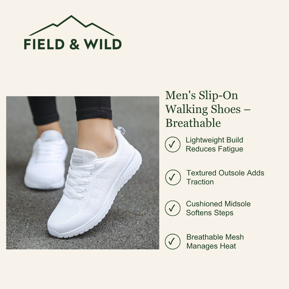 Breathable Outdoor Sports Shoes with Cushioned Grip Sole