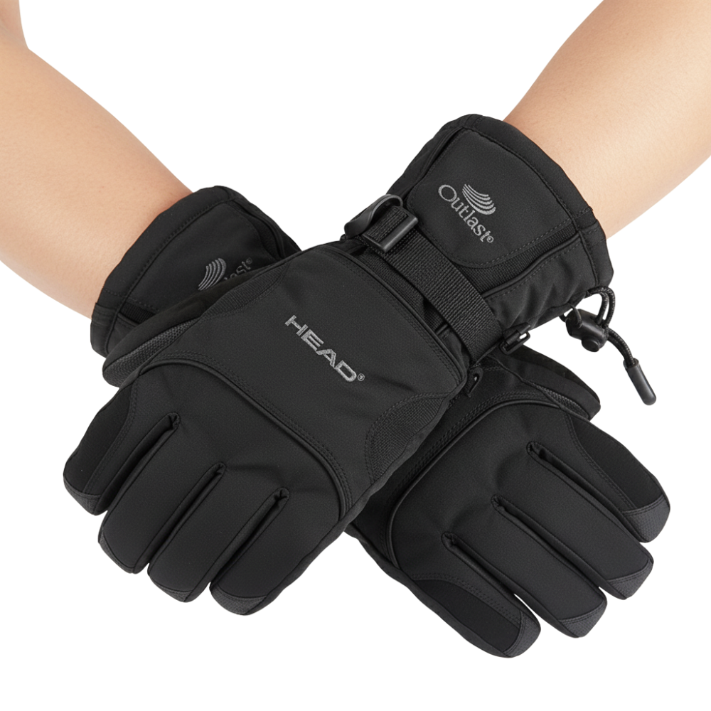 Thermal Waterproof Winter Gloves with Adjustable Grip