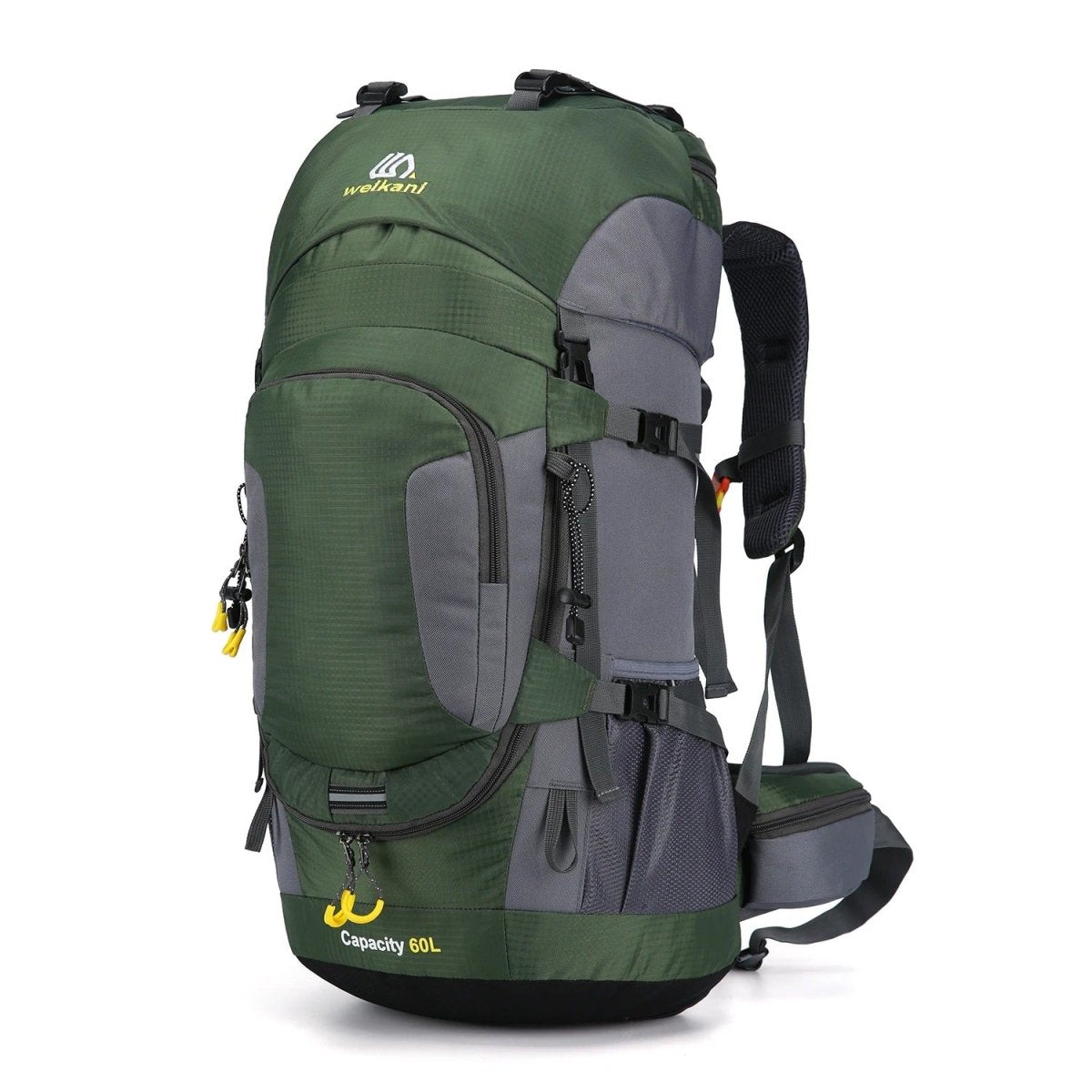 60L Trekking Backpack with Weather-Resistant Storage Design-Field & Wild