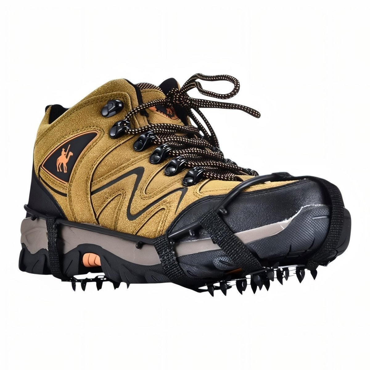 Ice Crampons with 24 Stainless Steel Spikes for Winter Hiking-Field & Wild