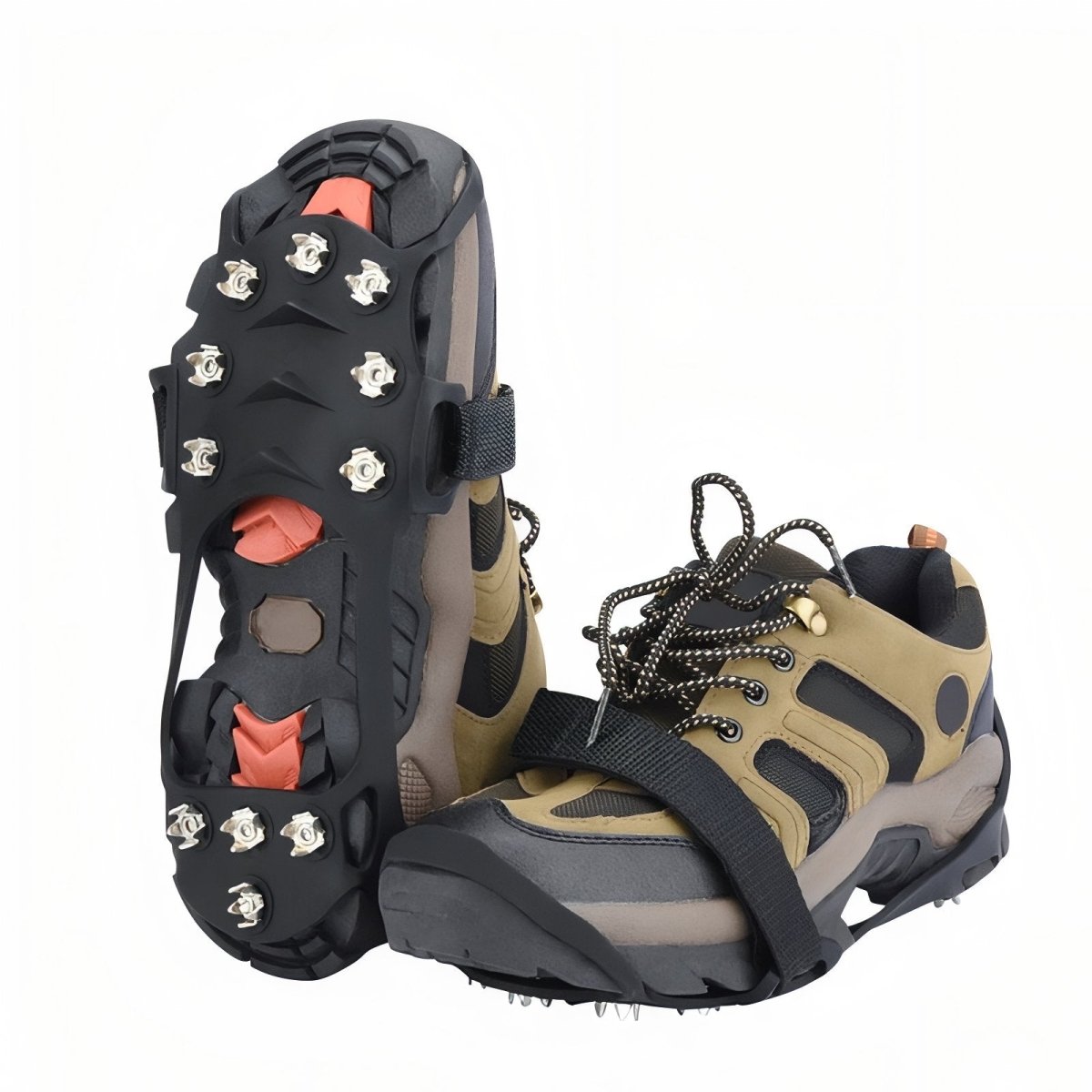 Lightweight 11-Spike Ice Crampons for Winter Hiking-Field & Wild