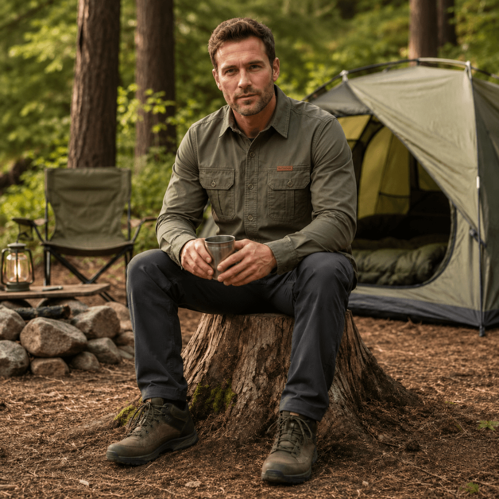 Durable Breathable Cotton Shirt for Outdoor Wear - Field & Wild-Field & Wild