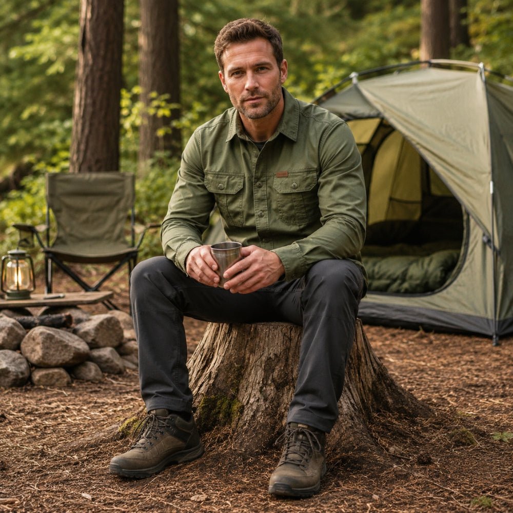 Durable Breathable Cotton Shirt for Outdoor Wear - Field & Wild-Field & Wild