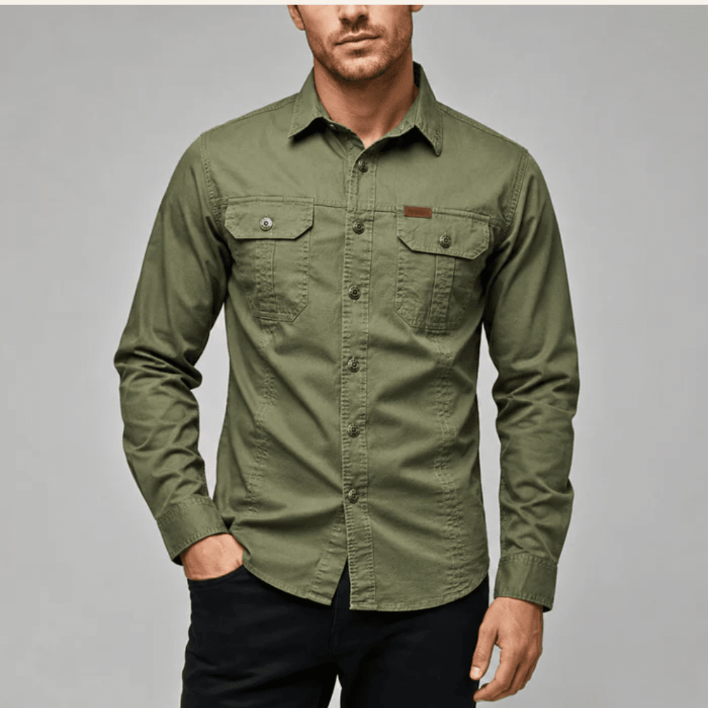 Durable Breathable Cotton Shirt for Outdoor Wear - Field & Wild-Field & Wild