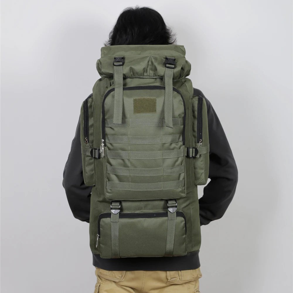 Hiking Backpack Durable Canvas Rucksack | Active Peaks-Field & Wild