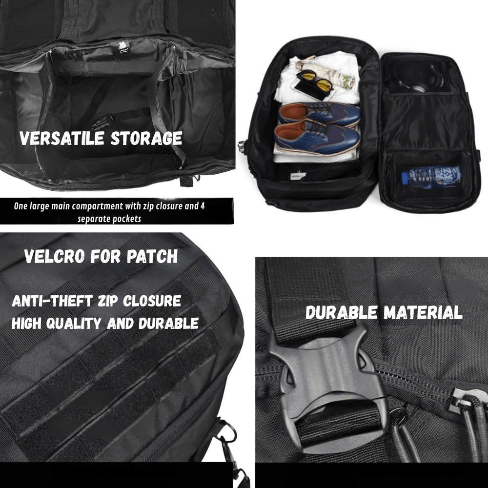 Sports Bag – Waterproof & Versatile 3-in-1 Design-Field & Wild